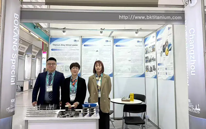 Bokang Titanium brille à Sidex 2025 - Booth C-571 maintenant ouvert aux visiteurs